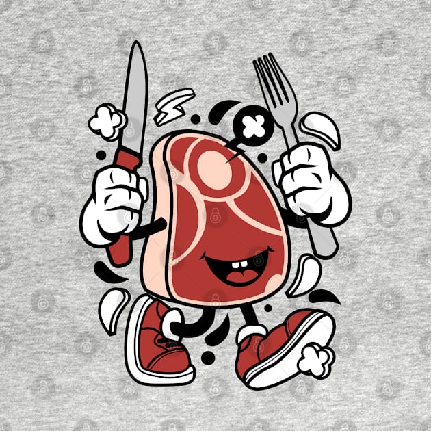 Meat Cartoon Style by p308nx